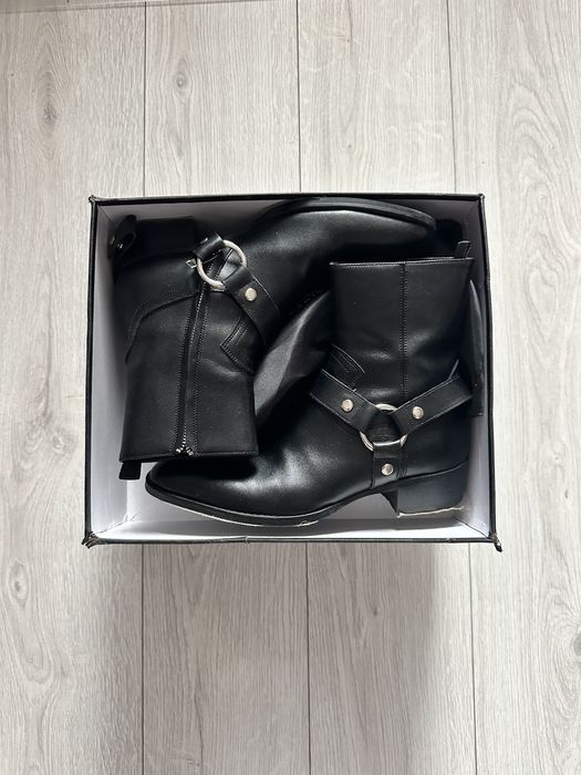 Yves Saint Laurent Wyatt boots Hedi Slimane era 40