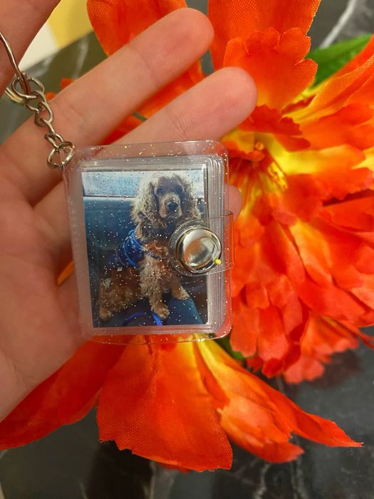 Мини албум, ключодържател 16снимки магнит свети валентин подарък