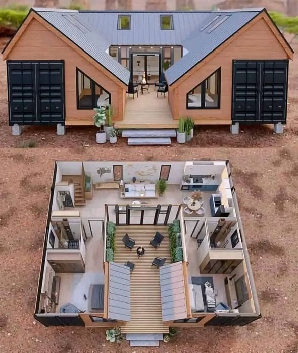 Дом Офис Магазин Дача Ангар Склад  Душ Туалет Шоурум Сауна контейнер