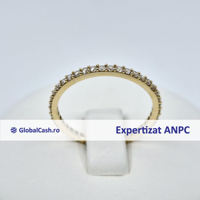Inel tennis din aur de 14k, 1.42g | GlobalCash.ro #LU28687
