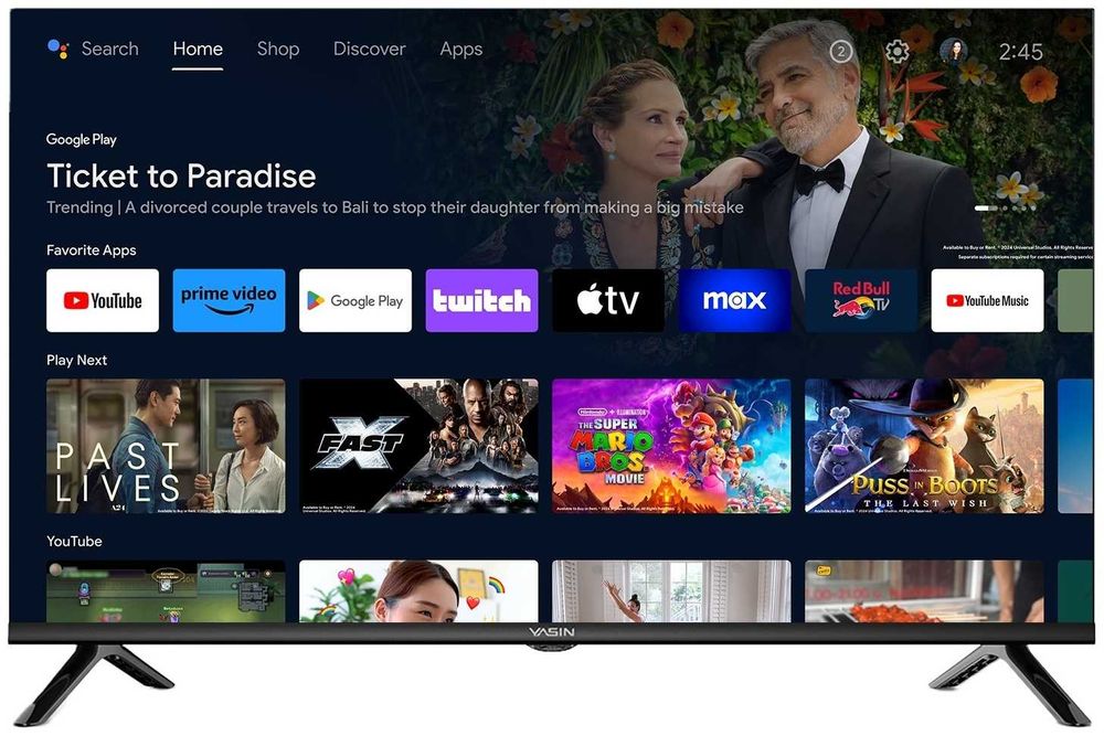 Телевизор Yasin 32G11 81 см черный