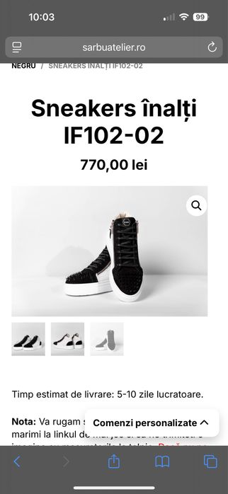 Sneakers Atelier Sârbu noi