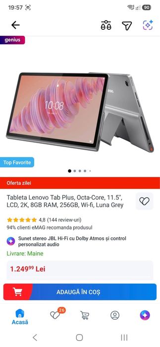 Tableta Lenovo Tab Plus