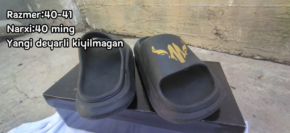 Jami 6 ta ayollar va erkaklar oyoq kiyimlari sotiladi