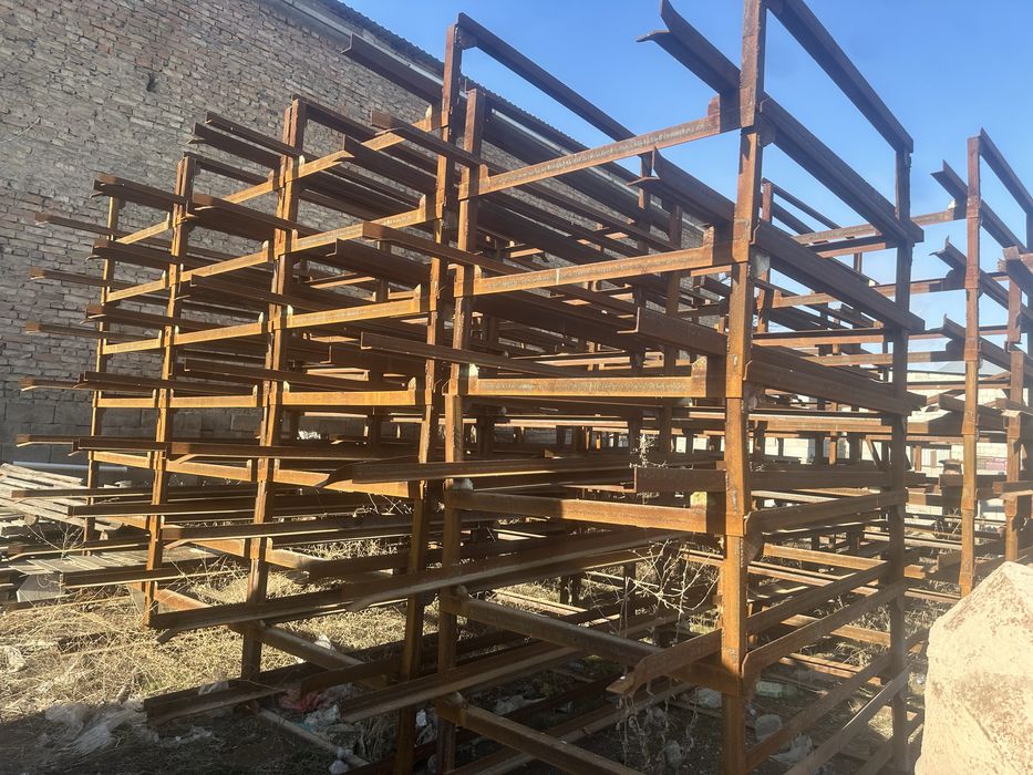 Стелажи для пескоблоков брусчаток ит.д