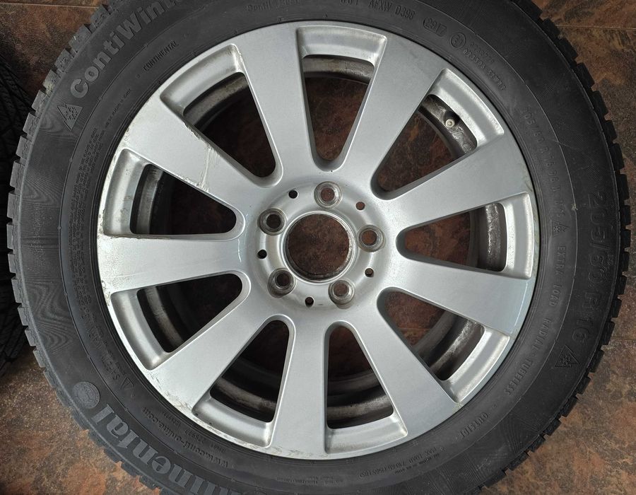 Оригинални джанти 16" с гуми зимни за Мерцедес Е клас W212/C клас W204
