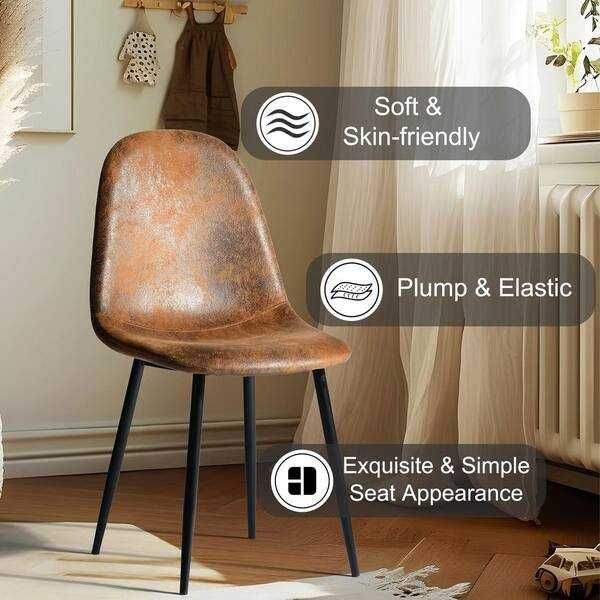 Стол за трапезария, 4 броя нови трапезни столове