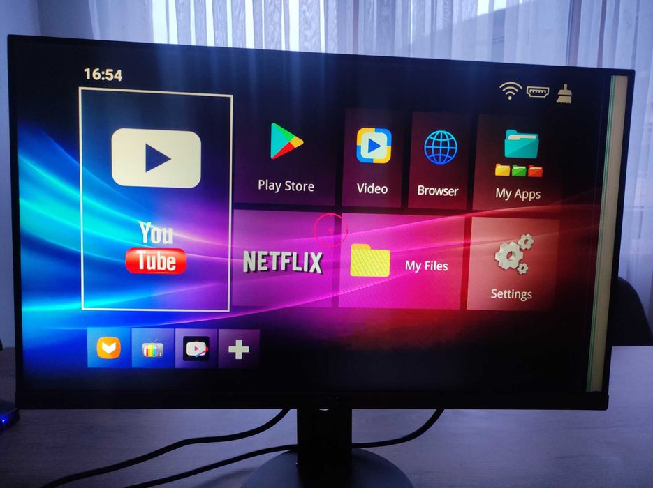 Монитор АОС 25 инча работещ за части