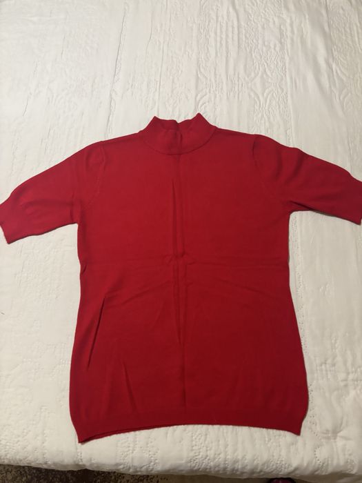 Дамска блуза с къс ръкав