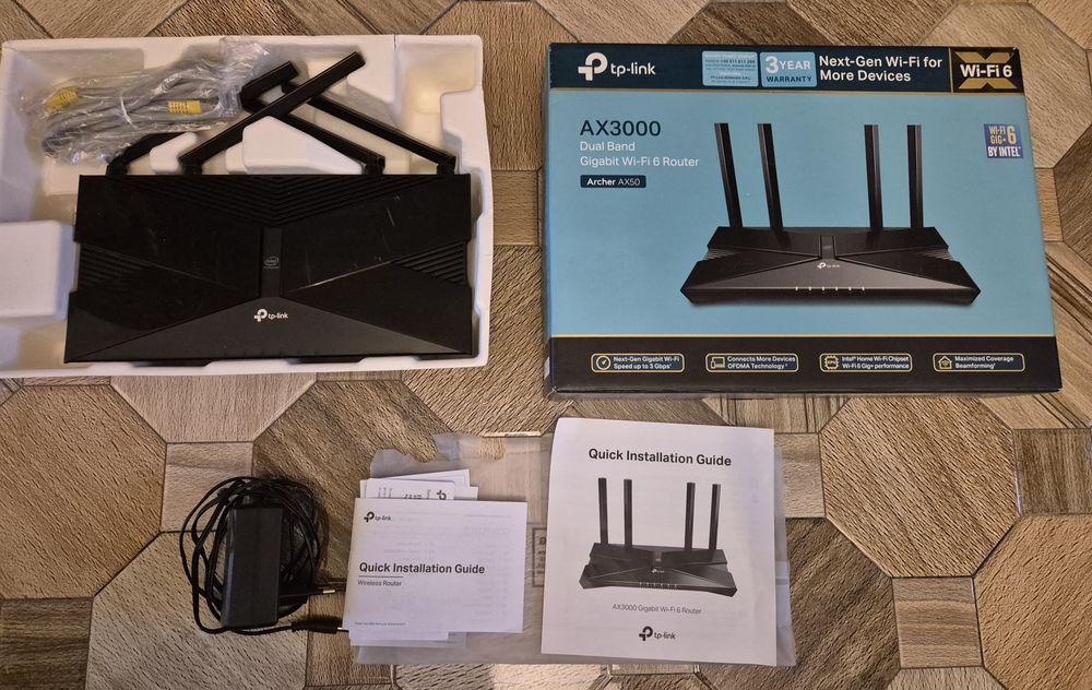 Router Wireless Gigabit TP-LINK Archer AX3000 AX50 Wi-Fi 6  in cutie