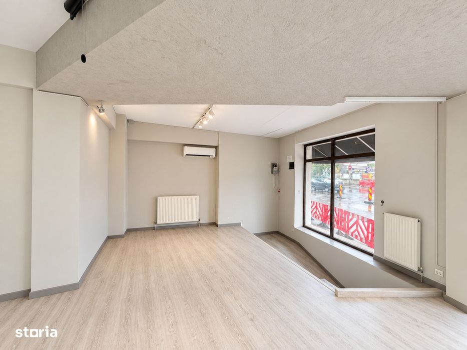 Spațiu comercial 120 mp | Parter + Demisol | Vitrine | Dinicu Golescu