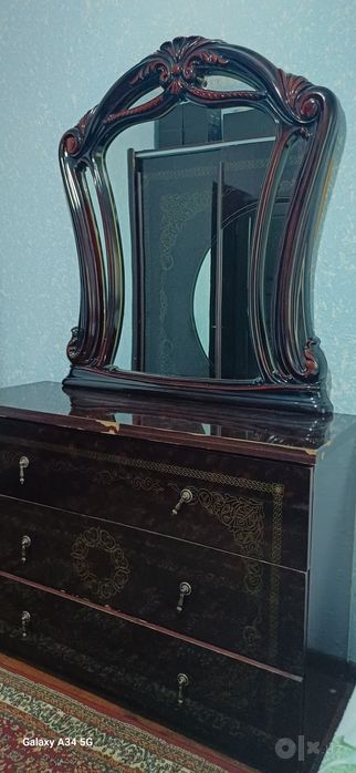 Spalniy mebel shkaf kravat oyna 2 ta tumba