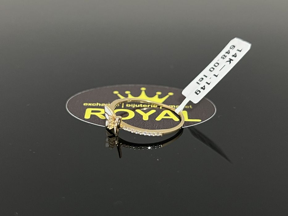 Bijuteria Royal CB : Inel dama aur nou 14k 1,14gr