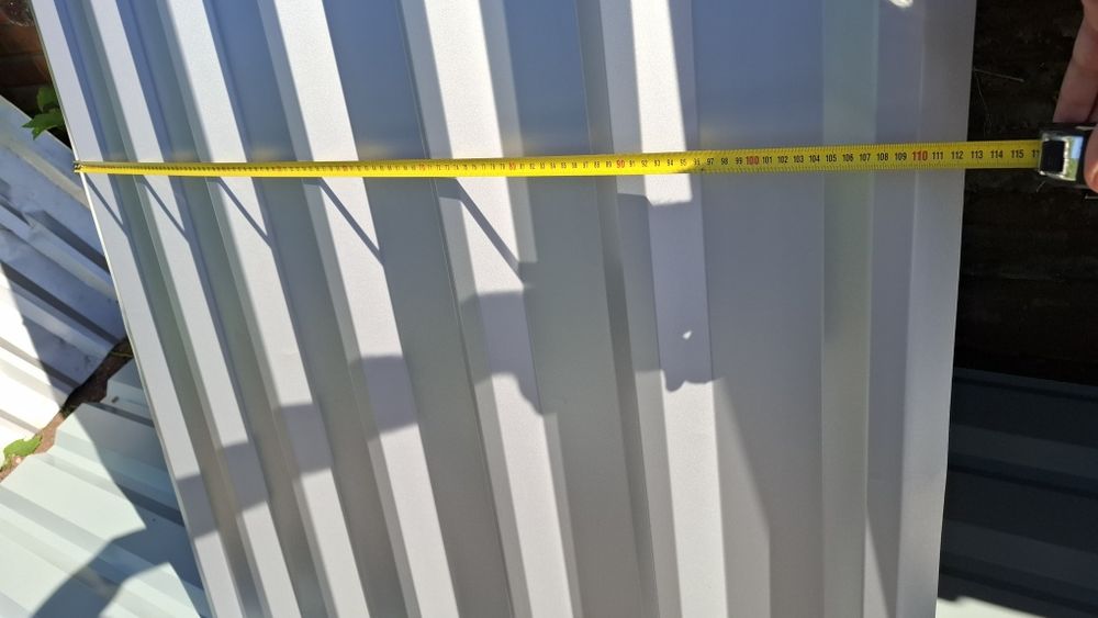 Tabla gard acoperis H35 0.38 mm Argintiu Sidef