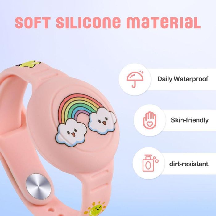 Tech-Protect For Kids–2 бр.цветни силиконови каишки Apple AirTag