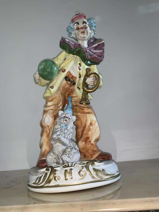 Capodimonte bibelou Clovn