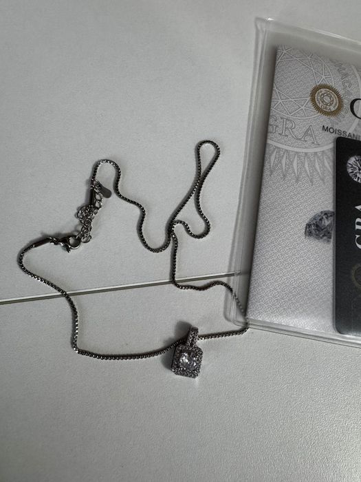 Колье новое серебро