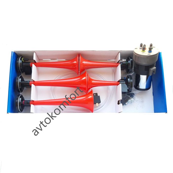 12V Dixie Duke Of Hazzard Тромба Петица Въздушна С Мелодия С Пет Фунии