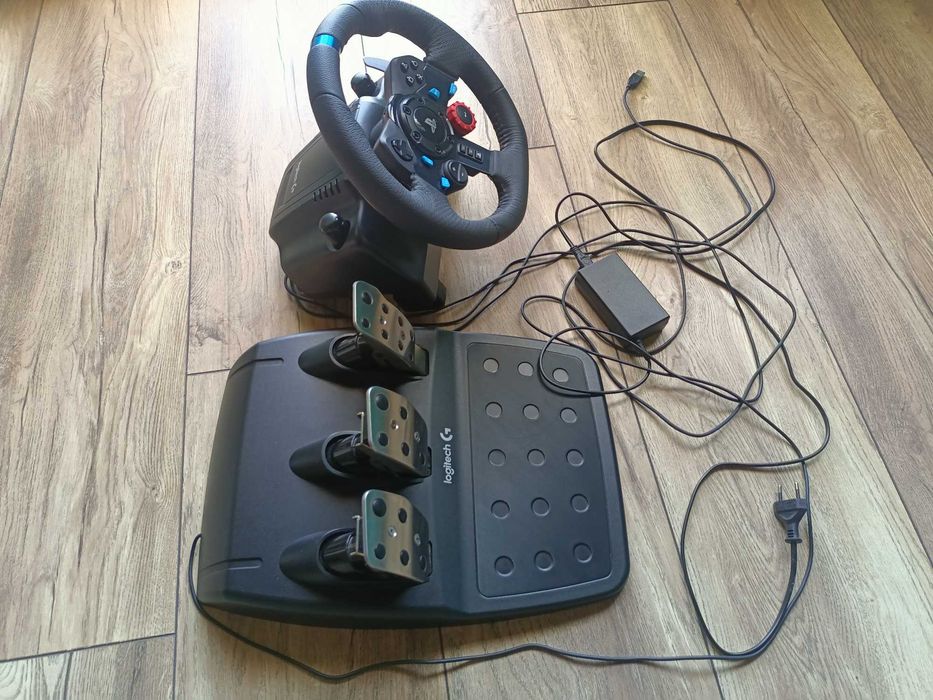 Волан с педали Logitech - G29, черен, PC/PS4/PS5 - Като нов