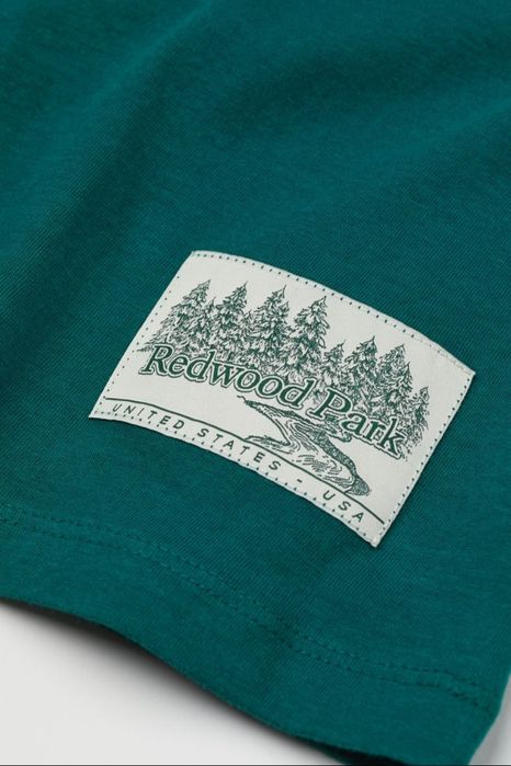 Tricou verde oversized H&M