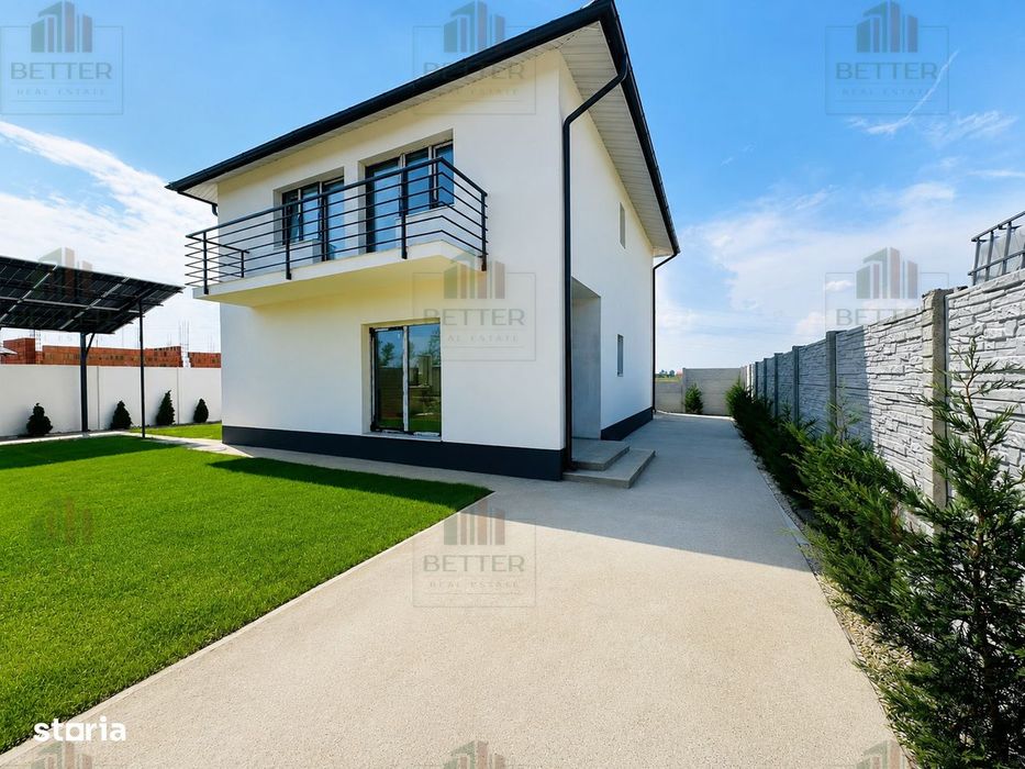 Casa - 4 Camere - Finalizata | Teren 340 mp | Panouri fotovoltaice