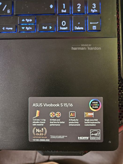 Laptop Asus vivobook s16