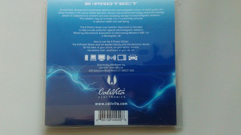 Протектор силициев, пазещ от вредните електровълни на телефони и др.