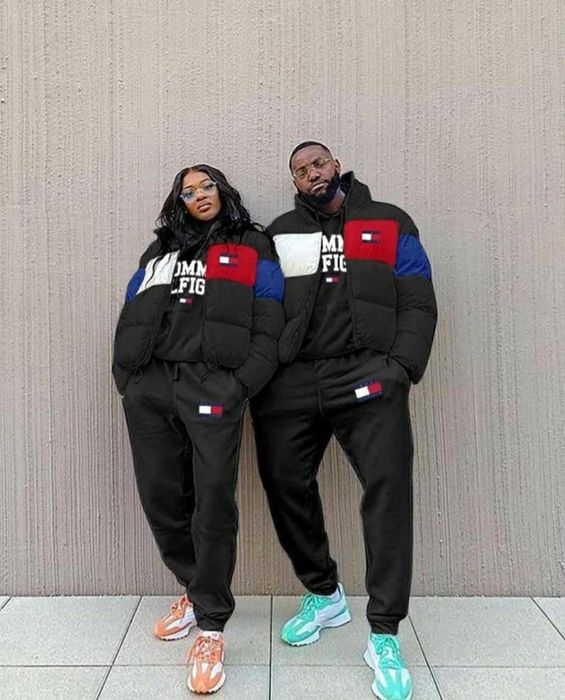 ЛИКВИДАЦИЯ Спортен сет от 3 части Tommy Hilfiger в бяло и черно