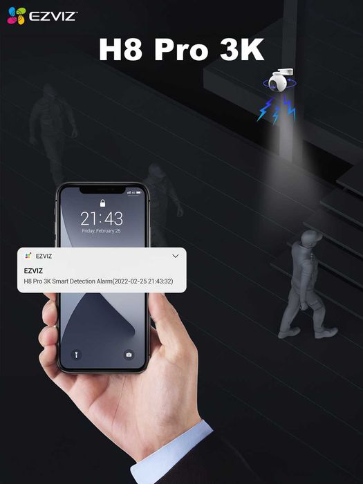 EZVIZ H8 PRO (3K 5MP) Wi Fi Kamera | Видеонаблюдения | Видеокамера