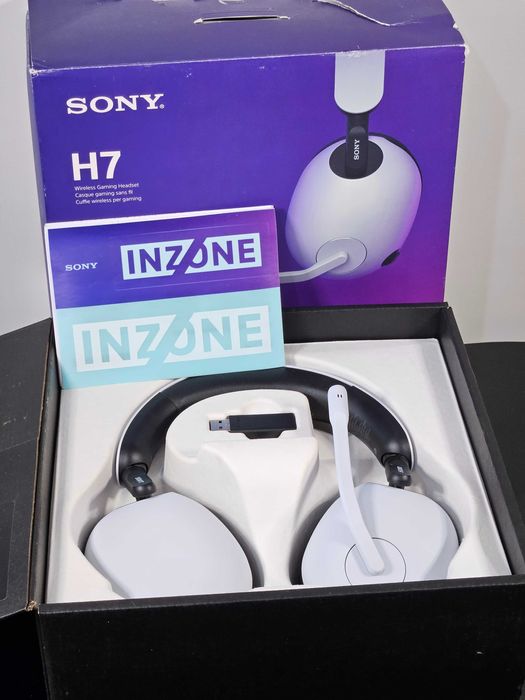 Sony INZONE H7 | Безжични геймърски слушалки | За PS5 и PC | Premium