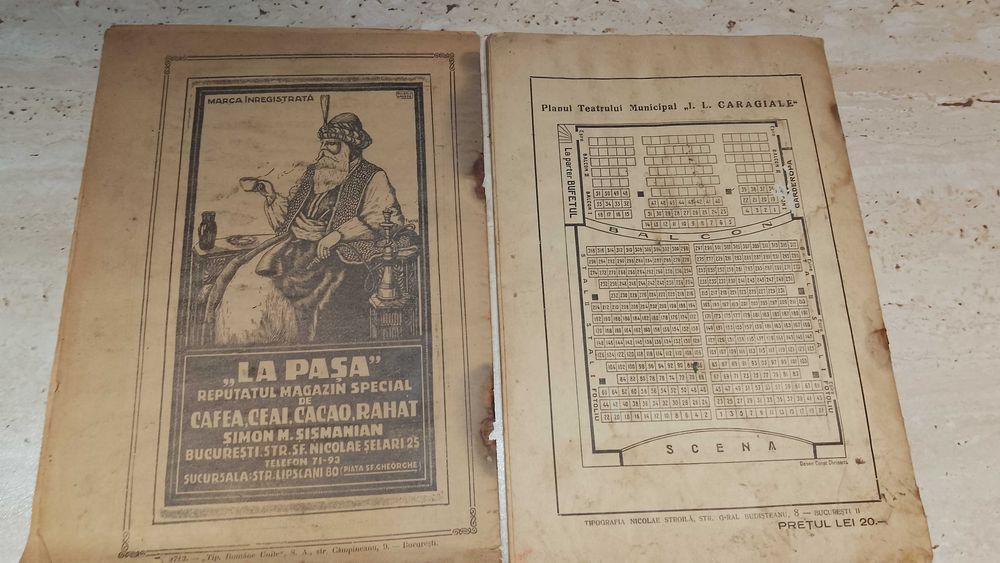 Programe/RevisteTeatru 1926-1953 + ilustratii N. Leonard