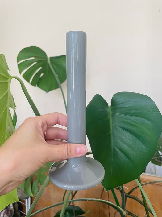 Керамичен свещник за висока свещ, холандска керамика