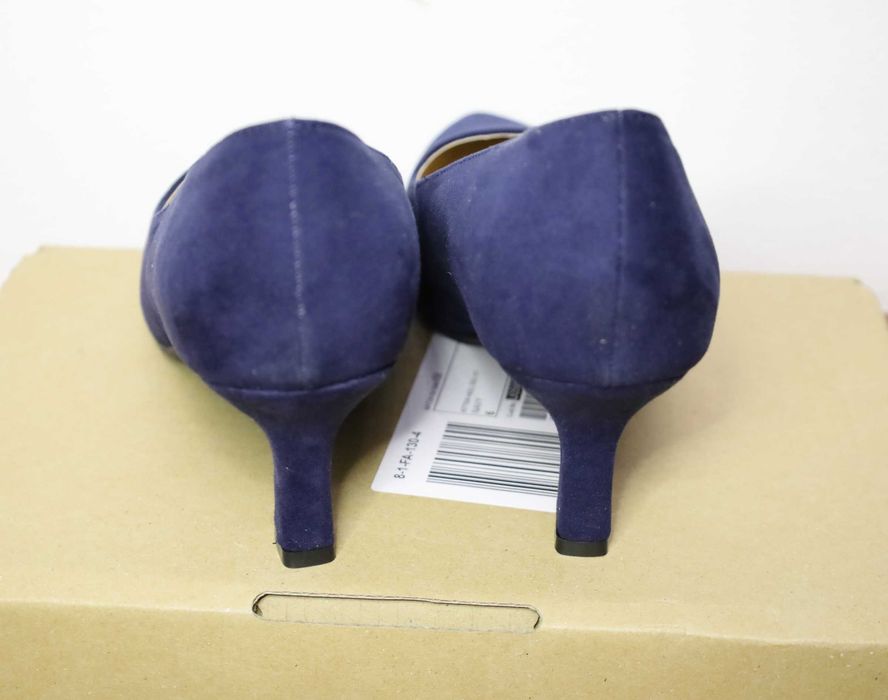 Pantofi cu toc Kitten Hill Navy marimea 39.5