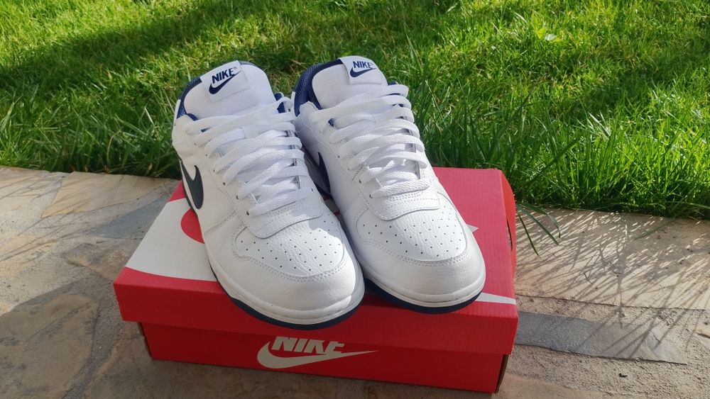 Маратонки NIKE Big Low Естествена кожа