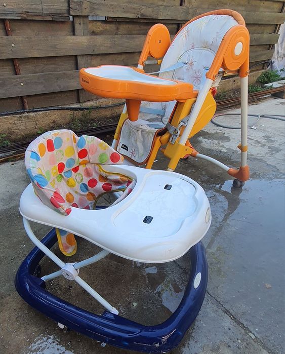 Scaun Bertoni hranire bebelus + premergator SuperBebe
