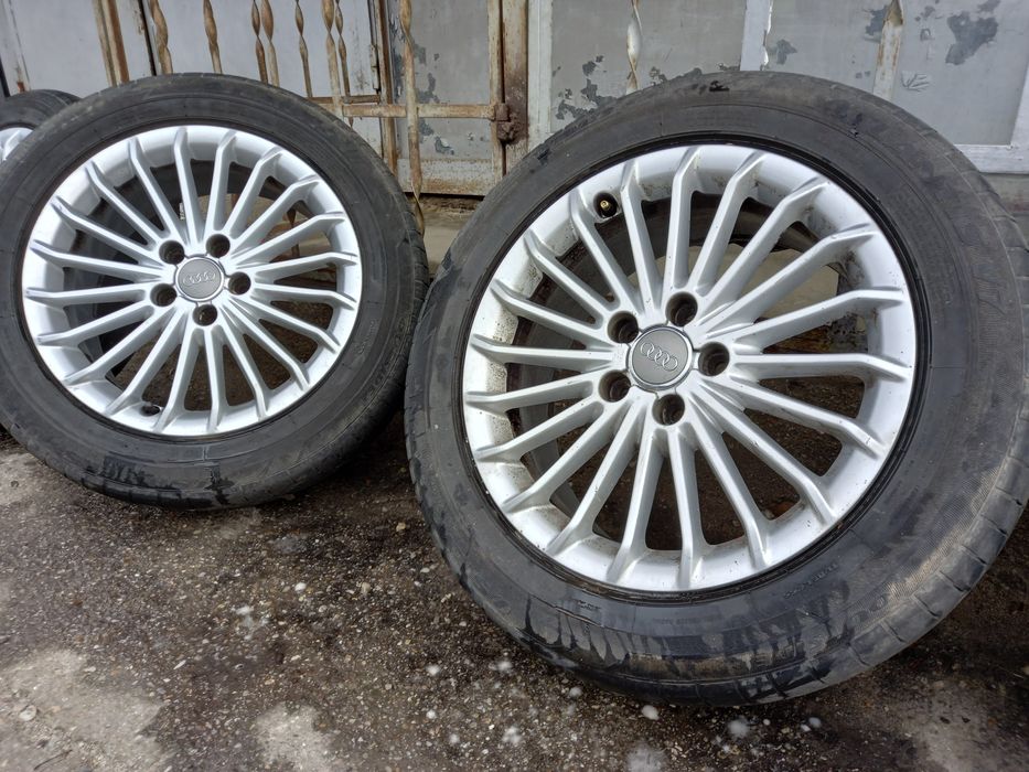 Vând jante R17 Audi originale, A5,A6,A4 (5×112) Vw sau Skoda butuc 66.