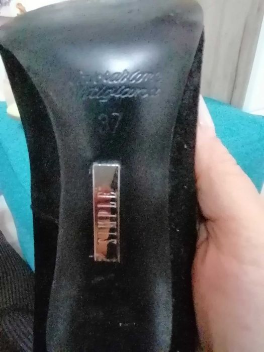 Pantofi stiletto piele naturala