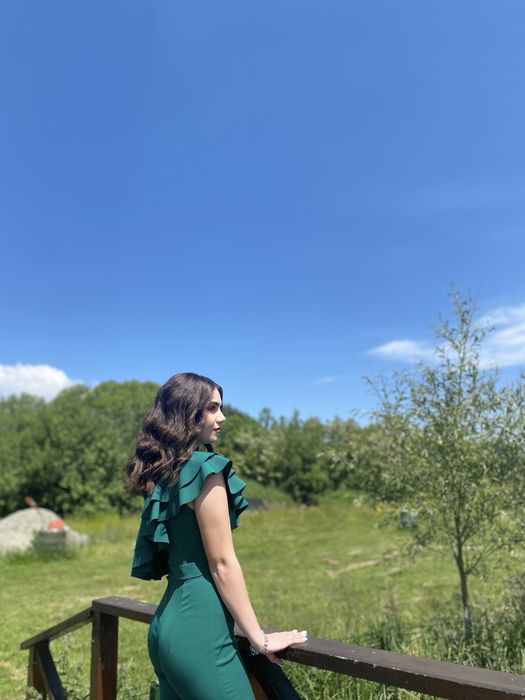 Salopeta ocazie verde smarald