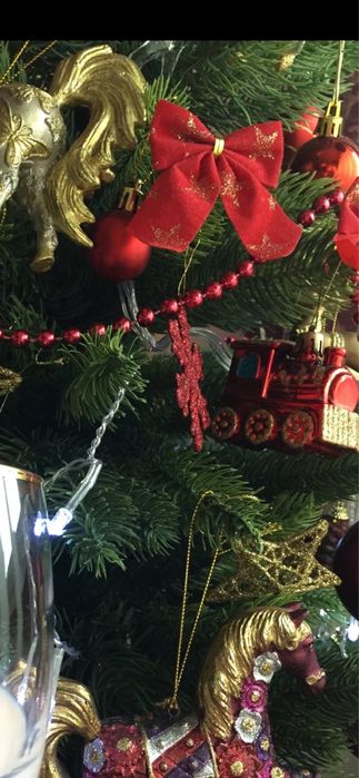 Изкуствена елха LUX-жилкова с 2D и 3D клони 150 см