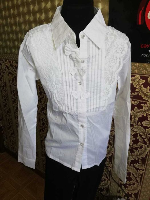 Блузка школьная девочке