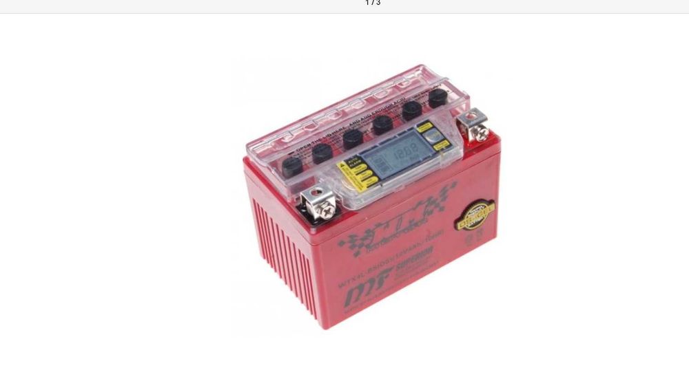 Baterie Scuter 4AH 12V 4A Cu Display Procent Incarcare