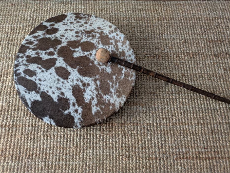 Tobă șamanică din piele de vacă 45 cm