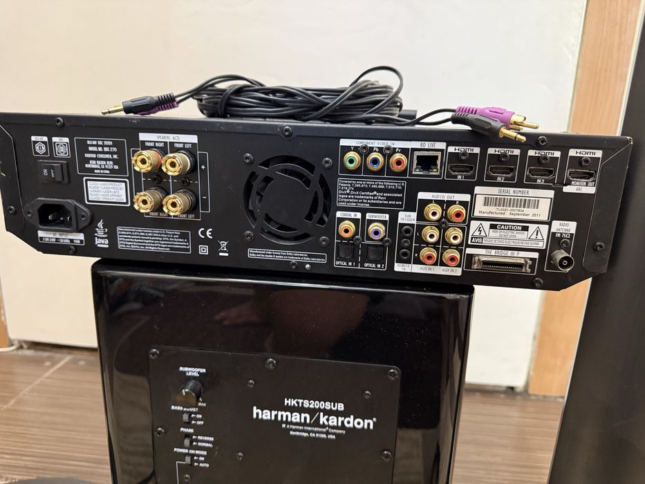 Harman Kardon 2.1 Колонки Subwoofer Ресивър