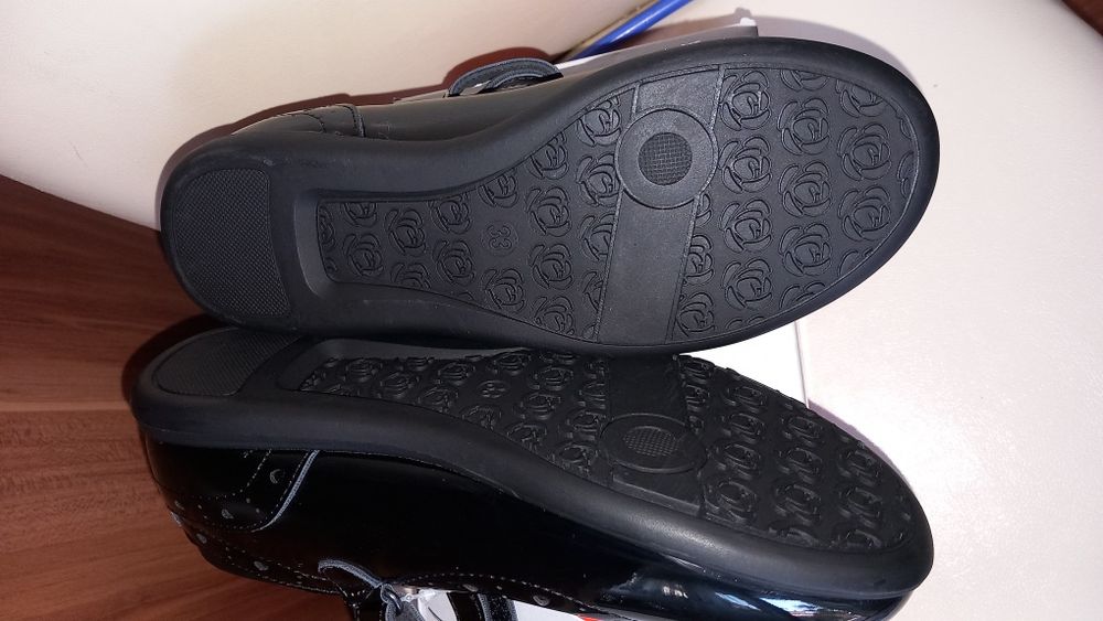 Pantofi fetita negrii lac