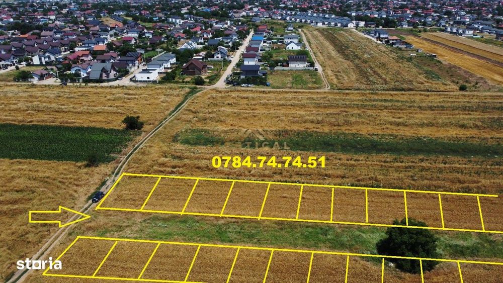 Investeste inteligent! Loturi de 300 mp in comuna Berceni