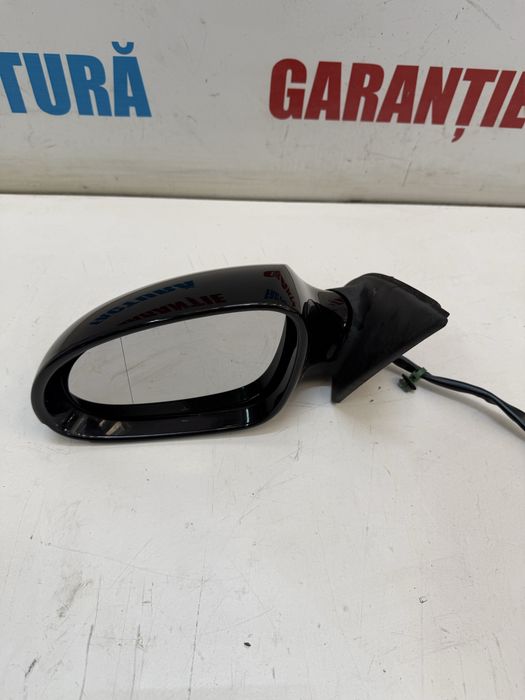 Oglinda retrovizoare stanga rabatabila electric incalzita lumina ambientala VW Passat B6 negru LC9X neagra
