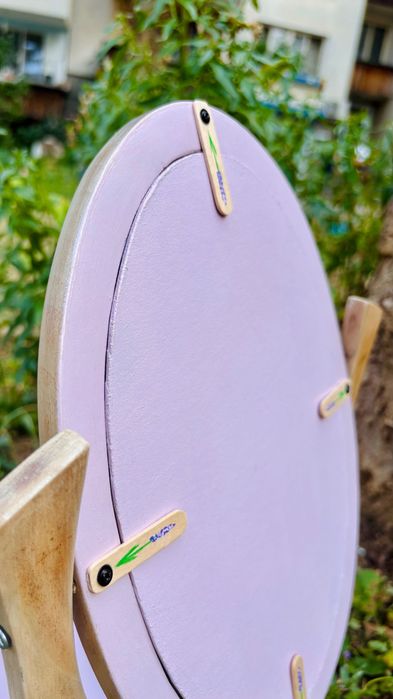 Настолно огледало с чекмедже - реставрирано,реновирано, ръчно рисувано