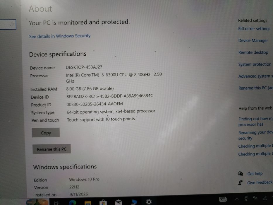 Vand laptop Lenovo, I5 generatia 6