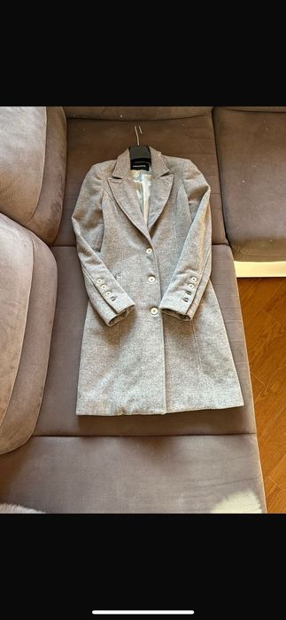 Palton lână cașmir blană vulpe Flavio Castellani