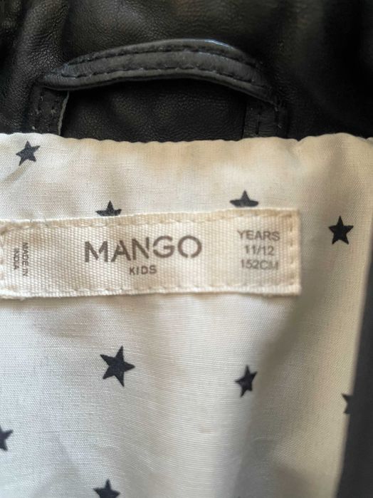 Яке от естествена кожа MANGO